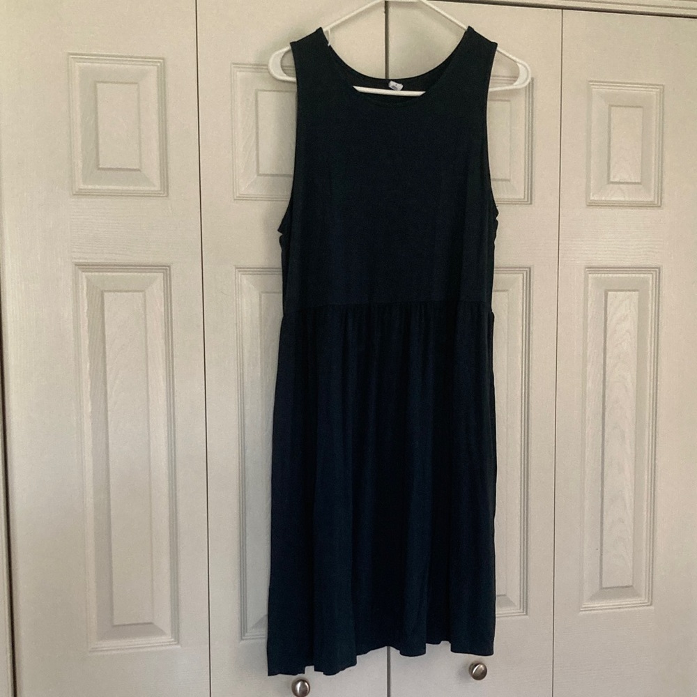 Sleeveless Blue Dress